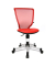 Kinderdrehstuhl Titan Junior, ferrarirot / silber, bis 60kg, ohne Kopfst&uuml;tze