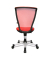 Kinderdrehstuhl Titan Junior, ferrarirot / silber, bis 60kg, ohne Kopfst&uuml;tze