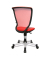 Kinderdrehstuhl Titan Junior, ferrarirot / silber, bis 60kg, ohne Kopfst&uuml;tze