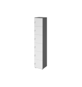 Schliessfach- schrank 6OH gp/ws 6xDS