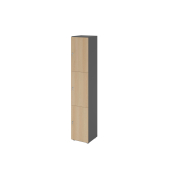 Schliessfach- schrank 6OH gp/ei 3xDS