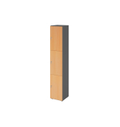 Schliessfach- schrank 6OH gp/bu 3xDS