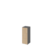 Schliessfach- schrank 3OH gp/ei 3xDS