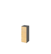 Schliessfach- schrank 3OH gp/ah 3xDS
