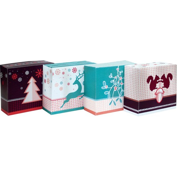 4028279803258 - Adventsboxen &quotWinterwald" zum Befüllen mit Zahlenstickern 24 Stück 4028279803258 24 Stück