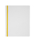Schnellhefter 225002, A4, weiß, Polyvinylchlorid (PVC), Vorderdeckel transparent