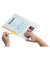 Schnellhefter 225002, A4, weiß, Polyvinylchlorid (PVC), Vorderdeckel transparent