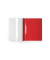 Schnellhefter Serie 2510 251003, A4+, rot, Polyvinylchlorid (PVC), 80g, Vorderdeckel opak