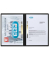 Schnellhefter Smart Line 100421223, A4, schwarz, Karton, 320g, Vorderdeckel schwarz