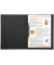Schnellhefter Colorspan 39991E, A4, schwarz, Karton, 355g, Vorderdeckel schwarz