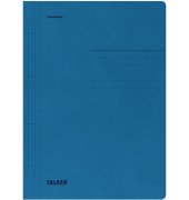 Schnellhefter Schnellhefter 80000201, A4, blau, Recyclingkarton, 250g, Vorderdeckel opak
