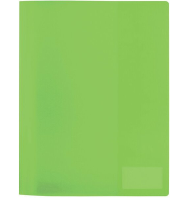 Schnellhefter 19494, A4, hellgr&uuml;n - transluzent, Kunststoff, Vorderdeckel hellgr&uuml;n - transluzent