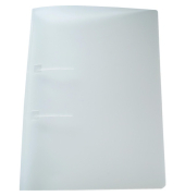 Schnellhefter 400097299, A4, farblos, Polypropylen, Vorderdeckel opak