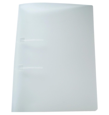 Schnellhefter 400097299, A4, farblos, Polypropylen, Vorderdeckel opak