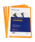 Schnellhefter 2962, A4, orange, Polypropylen (PP), 80g, Vorderdeckel transparent