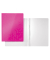 Schnellhefter WOW 3001-00-23, A4, pink  metallic, Karton, 250g, Vorderdeckel opak