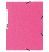 Eckspannmappe Nature Future 55520E, A4 fuchsia Karton 400g, f&uuml;r ca. 250 Blatt, mit 3 Einschlagklappen