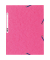 Eckspannmappe 55520E, A4 fuchsia Karton 400g, mit 3 Einschlagklappen