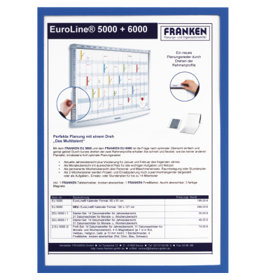 Dokumentenhalter sk PVC blau A4