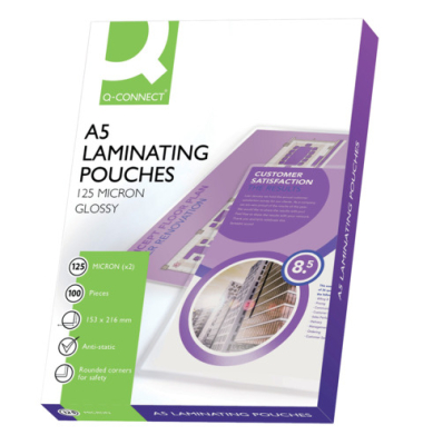 Laminierfolien KF04108, A5, 153x216mm, 125mic, gl&auml;nzend