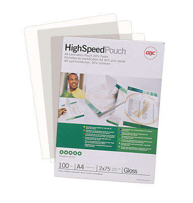 Laminierfolien High Speed Pouch Designer 3747347, A4, 216x303mm, glänzend