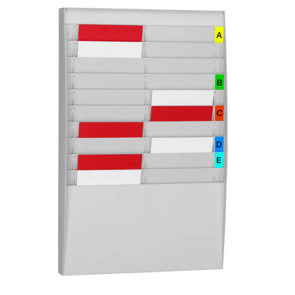 3660141170252 - Kartentafel Wand Planer PS20A402 20 Fächer A4 Anbauelement 3660141170252 PAPERFLOW