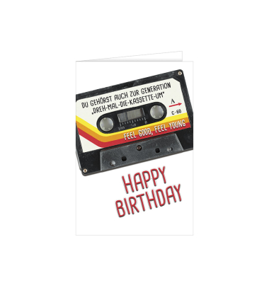 Geburtstagskarte Herren