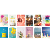 Geburtstagskarten 99-6581 bunt