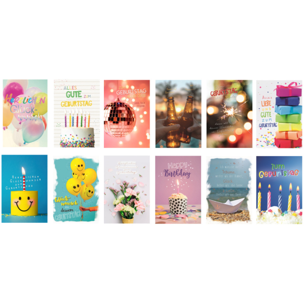 4017703049560 - Geburtstagskarten 99-6581 4017703049560 60 Stück