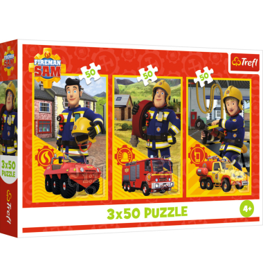 Puzzle 3x50 Feuerwehrmann Sam Puzzle 3x50 Feuerwehrmann Sam