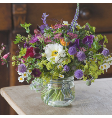 Motivservietten 212021 / Blumen im Glas, 3-lagig, 33x33cm
