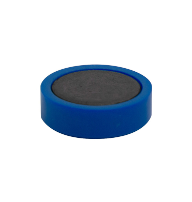 Magnet 10ST Ø25mm blau