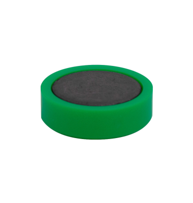 Magnet 10ST Ø25mm grün