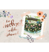 Gl&uuml;ckwunschkarten 91-2196 17x11,5 cm 170mm x 115mm (BxH) bunt