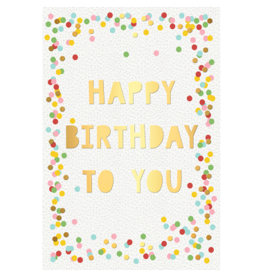 Geburtstagskarte englisch