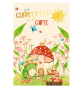 Geburtstagskarten 51-10905 11,5x17 cm 115mm x 170mm (BxH) Wald bunt