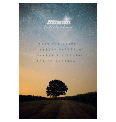 Trauerkarten 81-3798 11,5x17 cm 115mm x 170mm (BxH) schwarz/wei&szlig;