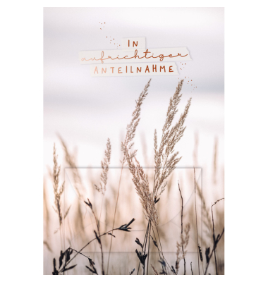 Trauerkarten 81-4004 11,5x17 cm 115mm x 170mm (BxH)