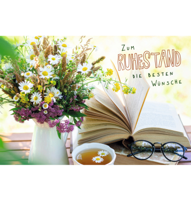 Gl&uuml;ckwunschkarten 69-1088 17x11,5 cm 170mm x 115mm (BxH) bunt