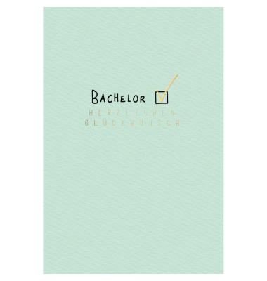 Bachelorkarte Bachelorkarte