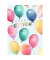 Geburtstagskarten 51-10958 A4 Luftballons bunt
