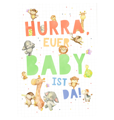 Gl&uuml;ckwunschkarten 31-1970 A4 bunt