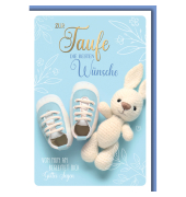 Gl&uuml;ckwunschkarten 32635 11,5x17 cm 115mm x 170mm (BxH) blau