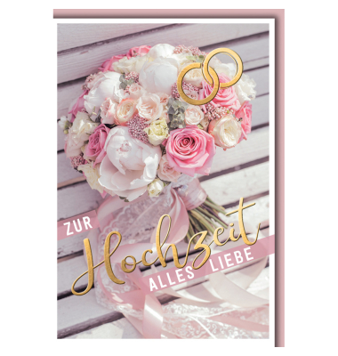 Gl&uuml;ckwunschkarten 911237 11,5x17 cm 115mm x 170mm (BxH) bunt