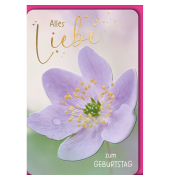 Geburtstagskarten 512678 11,5x17 cm 115mm x 170mm (BxH) Blume bunt