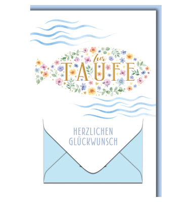 Gl&uuml;ckwunschkarten 5320007 11,5x17 cm 115mm x 170mm (BxH) bunt