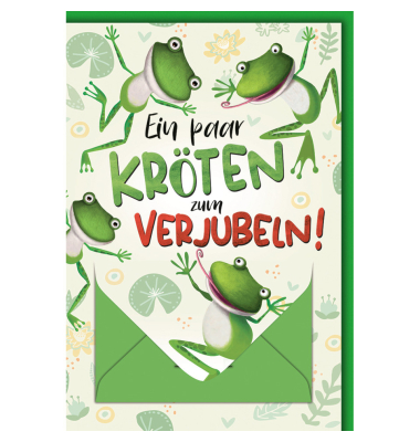 Gl&uuml;ckwunschkarten 5410003 11,5x17 cm 115mm x 170mm (BxH) bunt