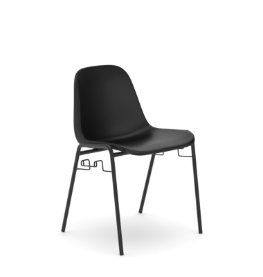 Besucherstuhl Beta 4L schwarz