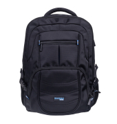 Laptoprucksack Amsterdam 17 schwarz