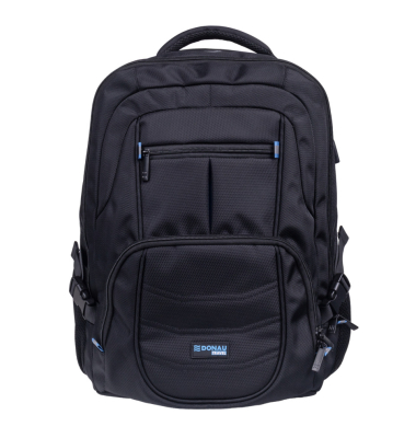 Laptoprucksack Amsterdam 17 schwarz